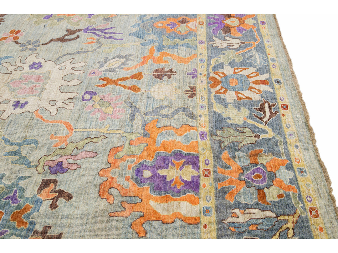 Modern Sultanabad Wool Rug 10 X 14