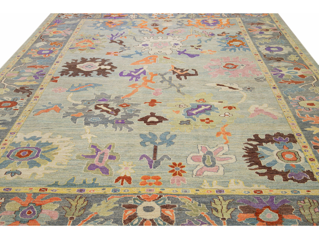 Modern Sultanabad Wool Rug 10 X 14