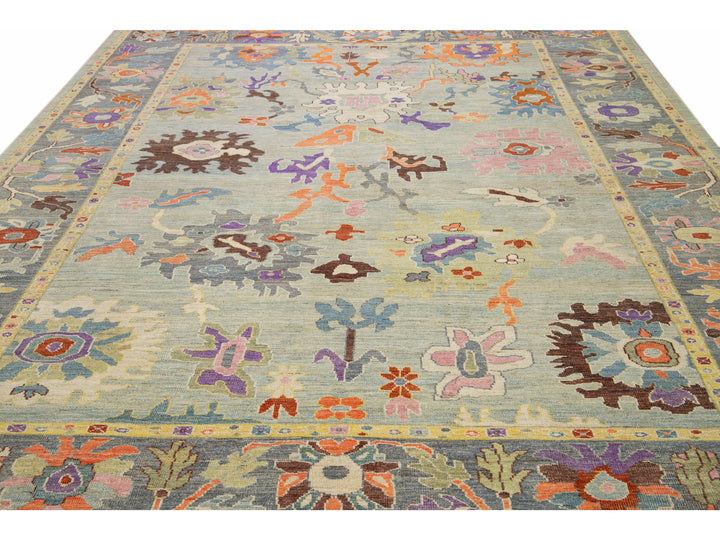 Modern Sultanabad Wool Rug 10 X 14