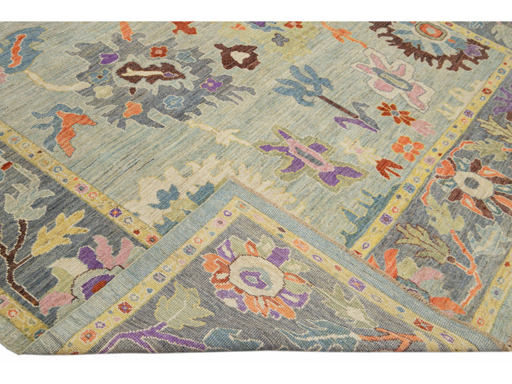 Modern Sultanabad Wool Rug 10 X 14