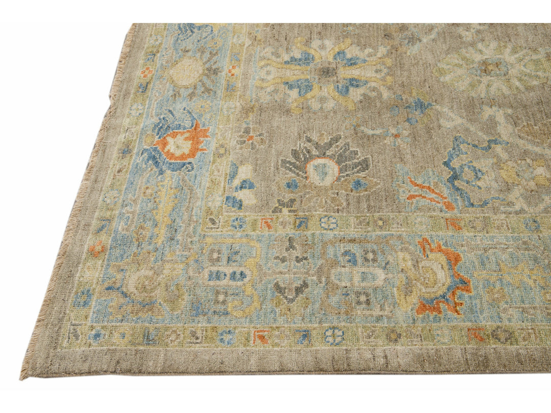 Modern Sultanabad Wool Rug 6 X 10