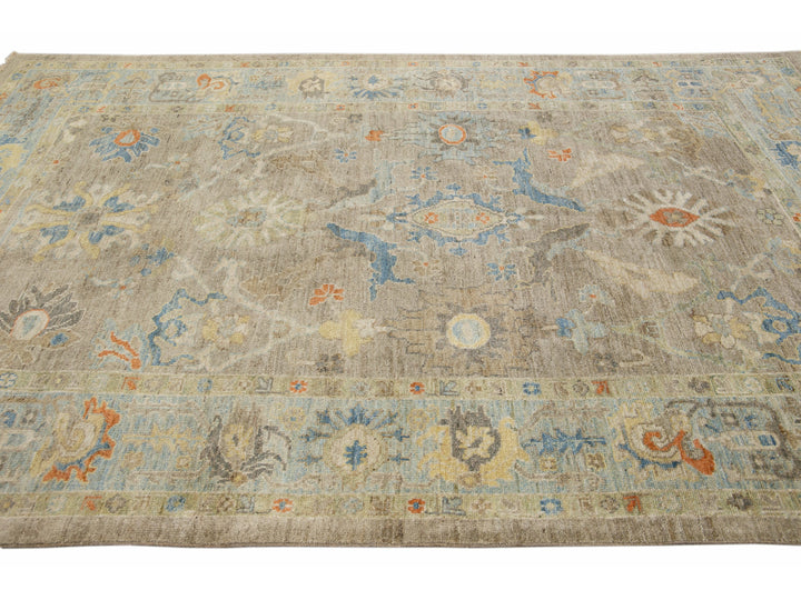 Modern Sultanabad Wool Rug 6 X 10