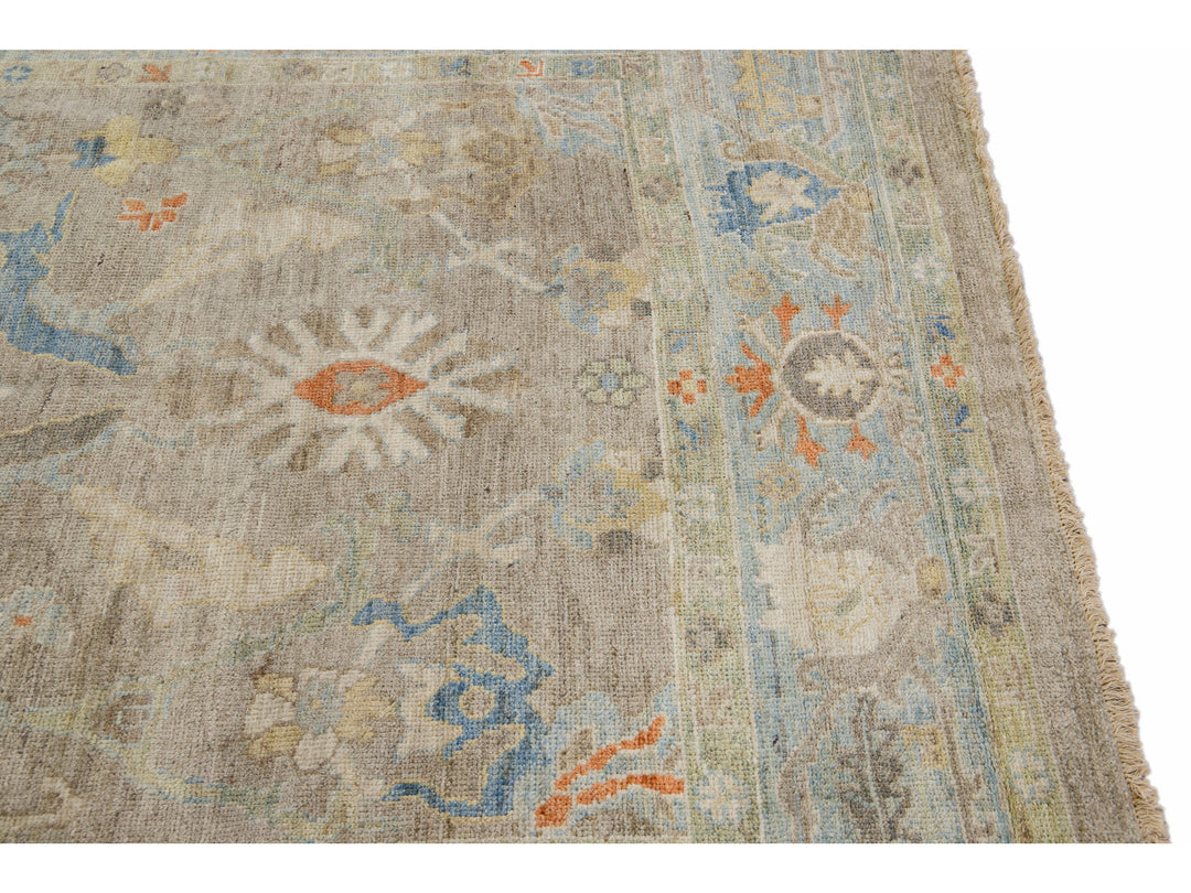 Modern Sultanabad Wool Rug 6 X 10
