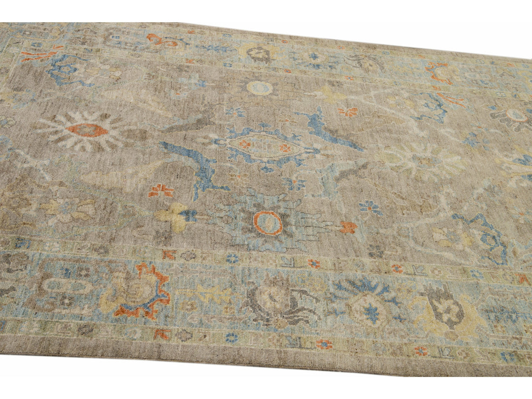 Modern Sultanabad Wool Rug 6 X 10