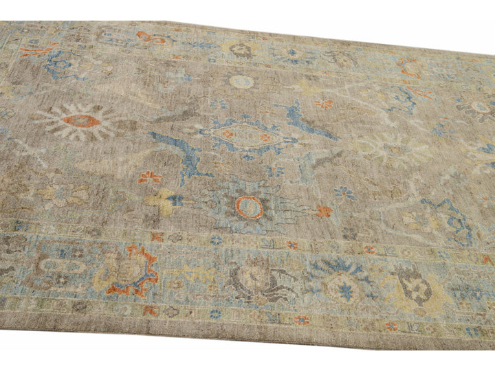 Modern Sultanabad Wool Rug 6 X 10