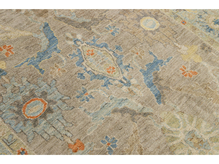 Modern Sultanabad Wool Rug 6 X 10