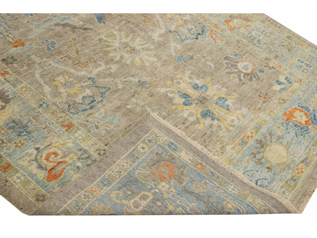 Modern Sultanabad Wool Rug 6 X 10