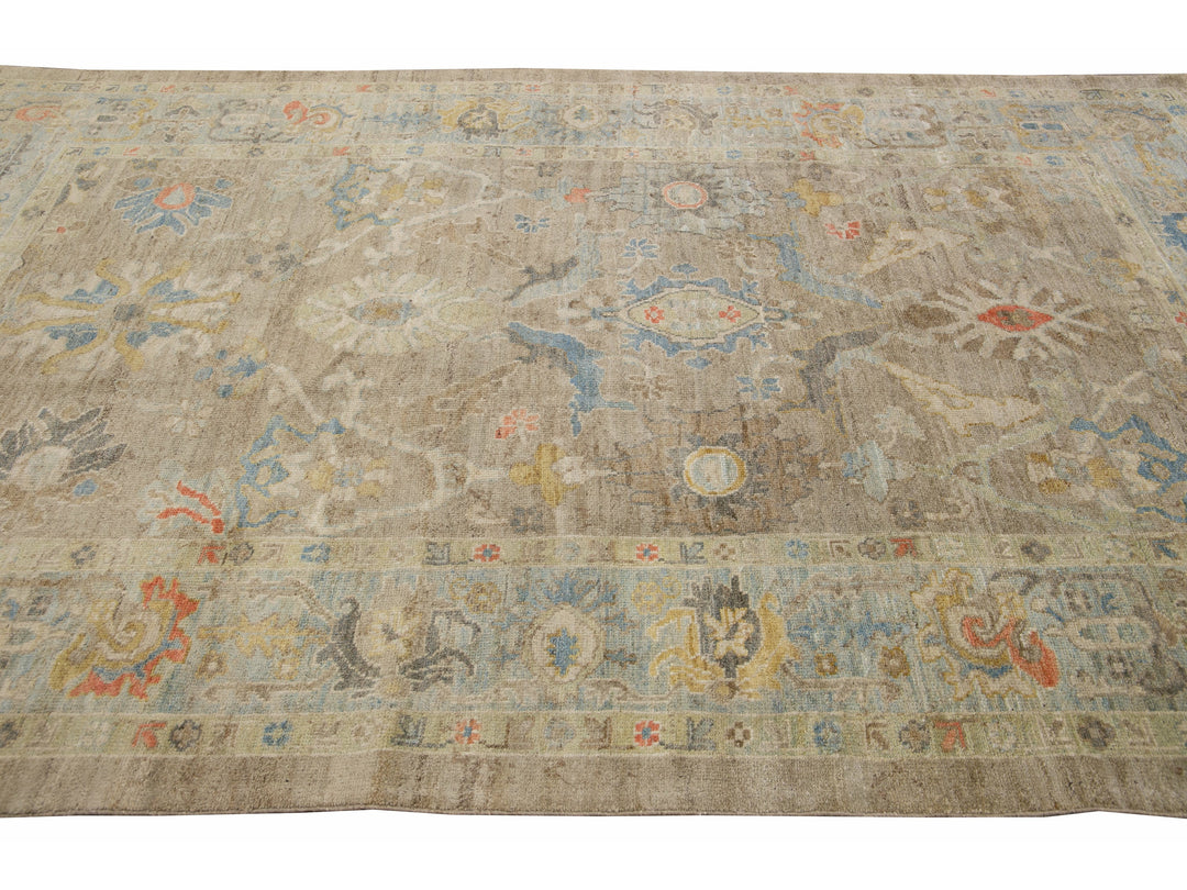 Modern Sultanabad Wool Rug 6 X 10