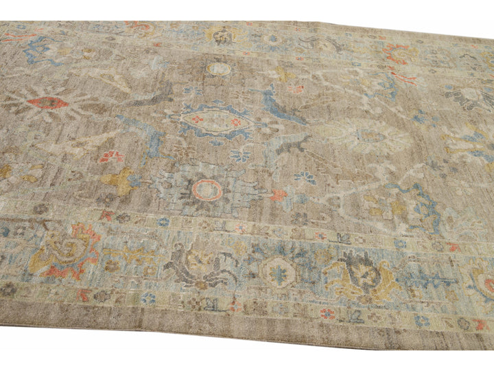 Modern Sultanabad Wool Rug 6 X 10