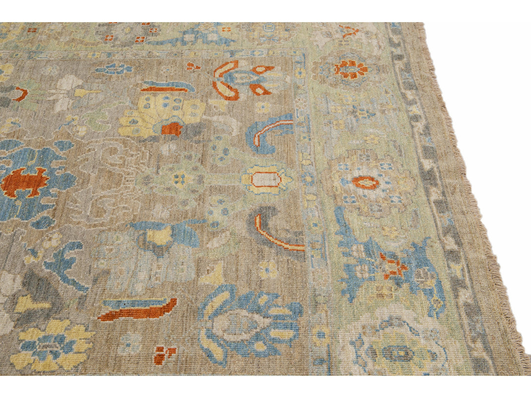 Modern Sultanabad Wool Rug 7 X 10