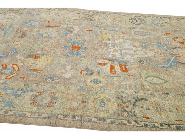 Modern Sultanabad Wool Rug 7 X 10