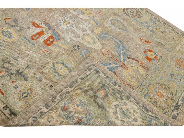Modern Sultanabad Wool Rug 7 X 10