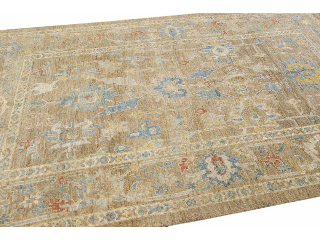 Modern Sultanabad Wool Rug 6 X 9