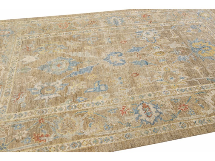 Modern Sultanabad Wool Rug 6 X 9