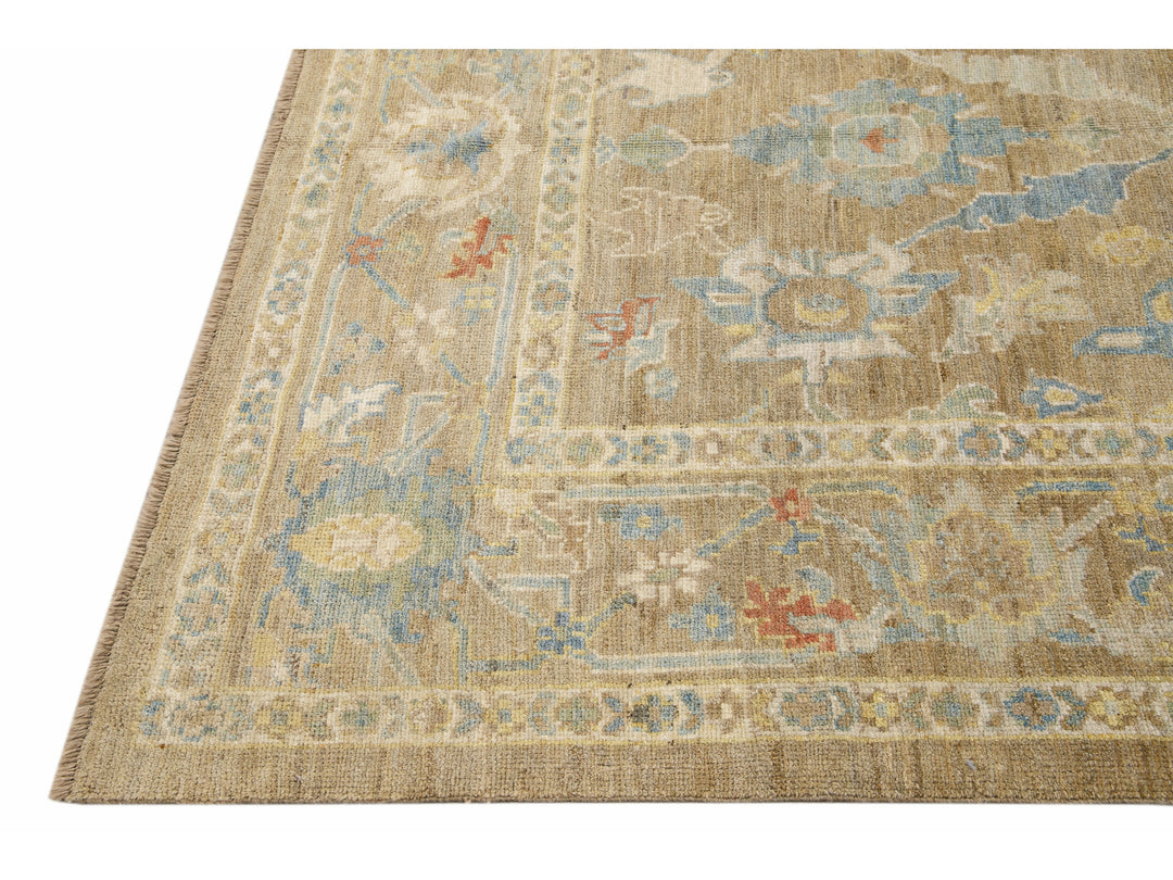 Modern Sultanabad Wool Rug 6 X 9