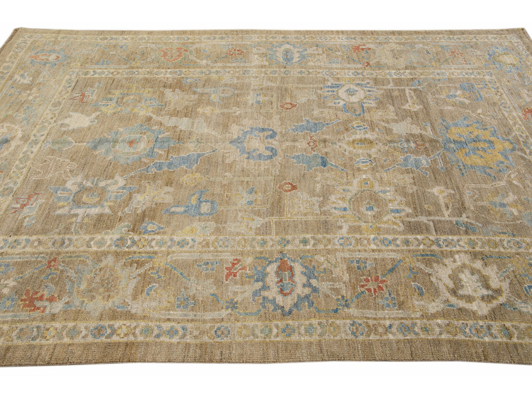Modern Sultanabad Wool Rug 6 X 9