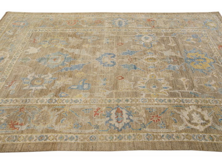 Modern Sultanabad Wool Rug 6 X 9