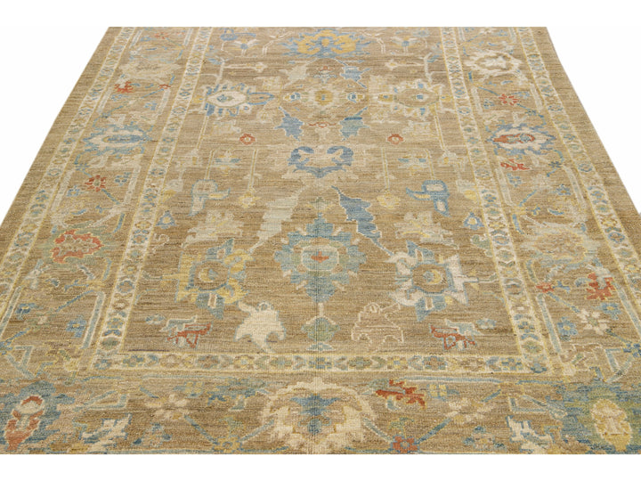 Modern Sultanabad Wool Rug 6 X 9