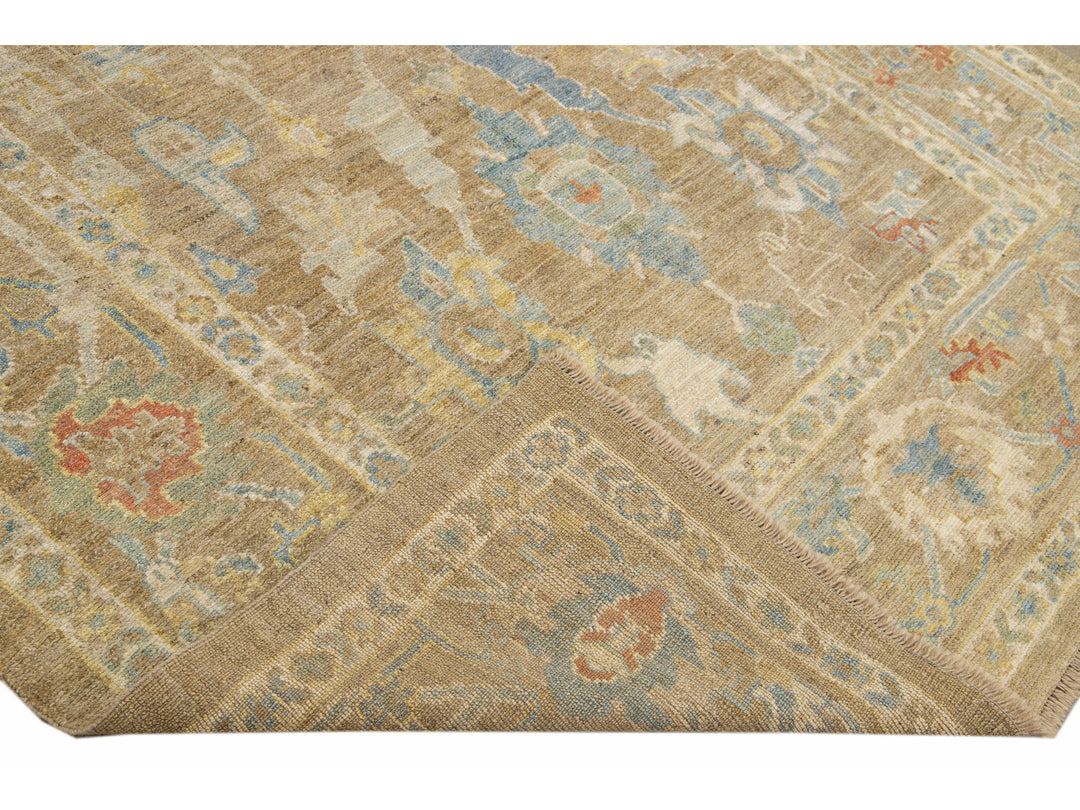 Modern Sultanabad Wool Rug 6 X 9