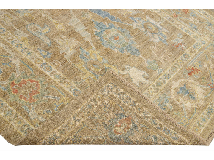 Modern Sultanabad Wool Rug 6 X 9
