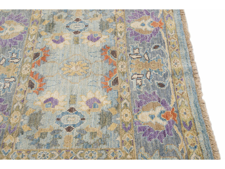 Modern Sultanabad Wool Rug 4 X 6