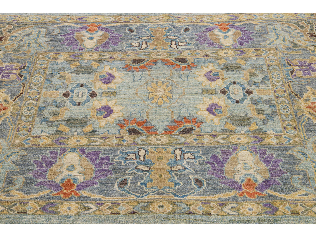 Modern Sultanabad Wool Rug 4 X 6