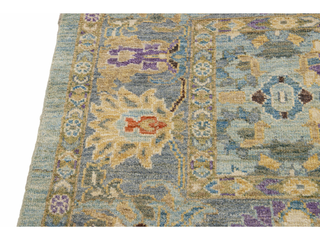Modern Sultanabad Wool Rug 4 X 6
