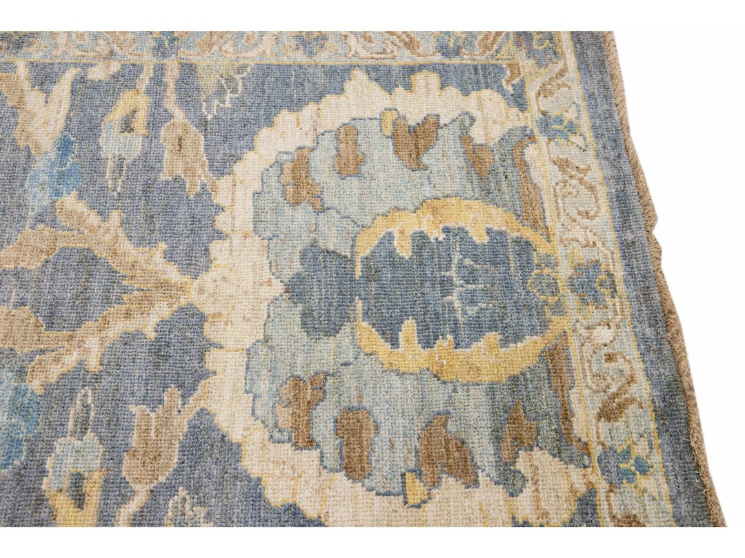 Modern Sultanabad Long Wool Runner 4 X 21