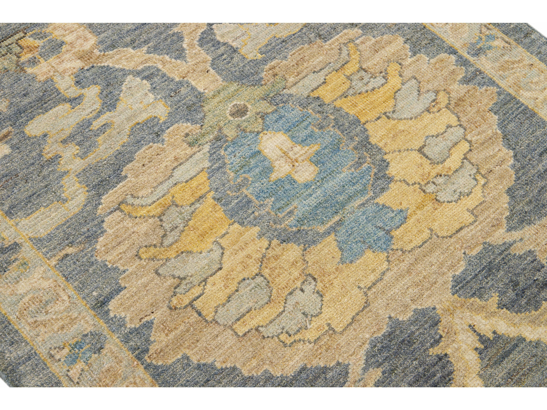 Modern Sultanabad Long Wool Runner 4 X 21