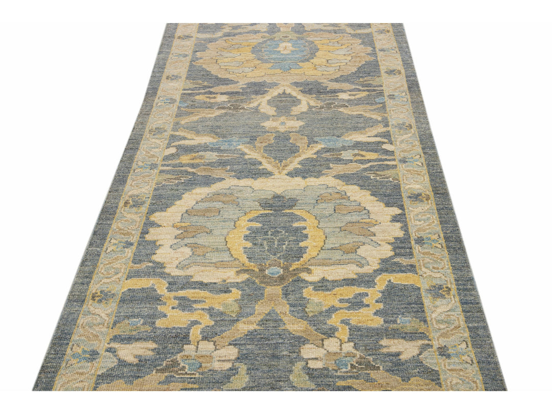 Modern Sultanabad Long Wool Runner
