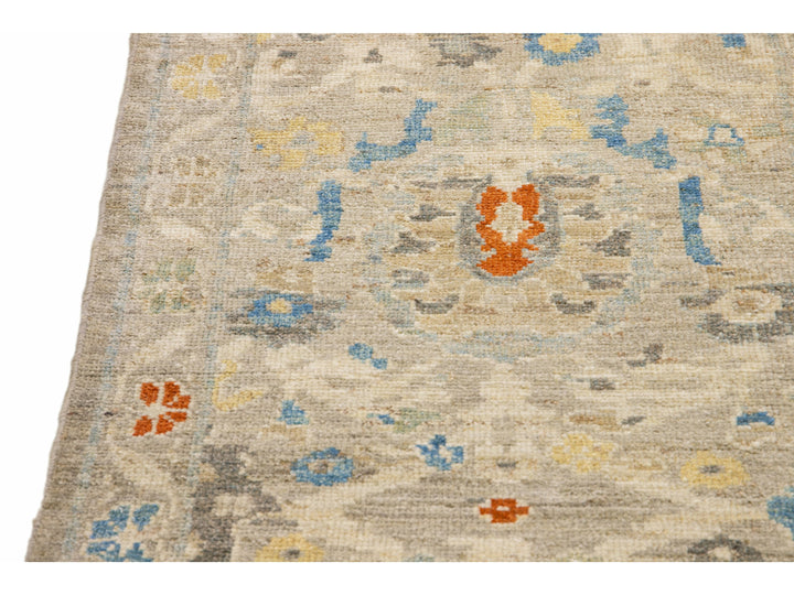 Modern Sultanabad Wool Runner 3 X 6