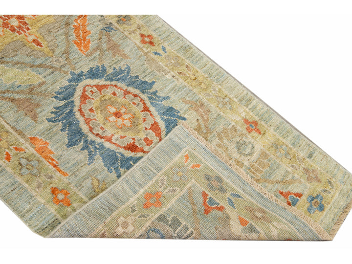 Modern Sultanabad Long Wool Runner 3 X 20