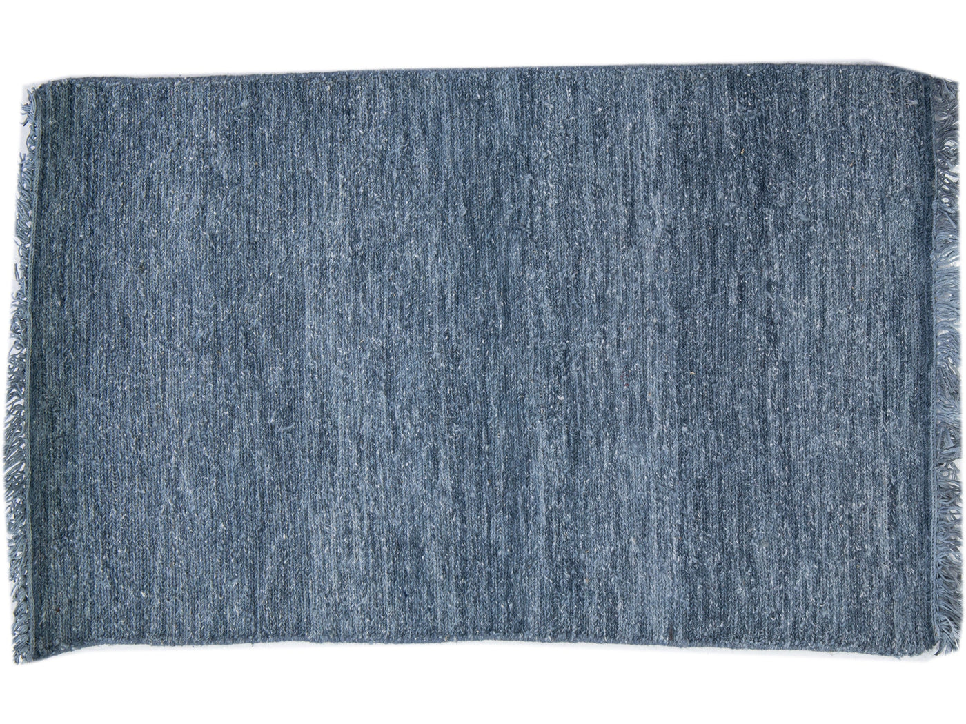 Modern Soumak Style Custom Wool Rug