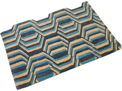 Modern Freestyle Wool Custom Rug