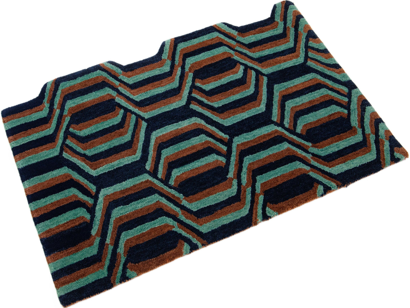 Modern Freestyle Wool Custom Rug