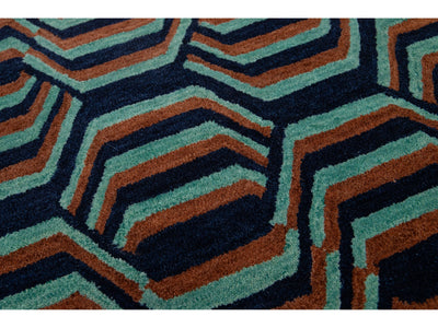 Modern Freestyle Wool Custom Rug