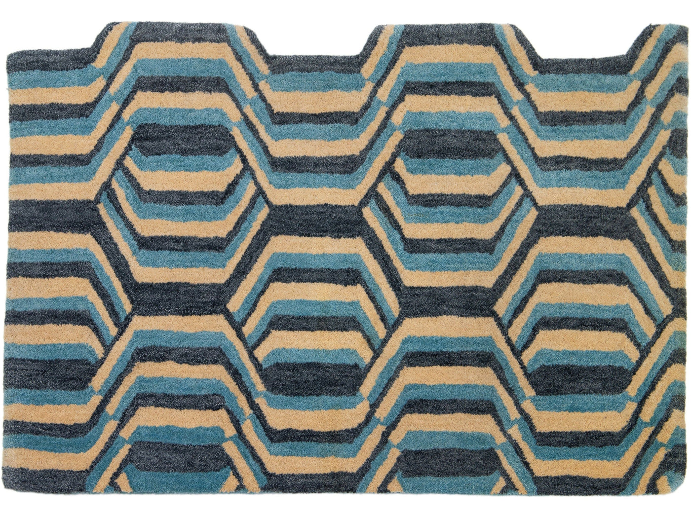 Modern Freestyle Wool Custom Rug