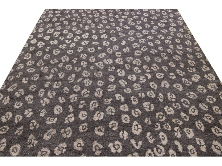 Modern Moroccan Wool Rug 8 X 10