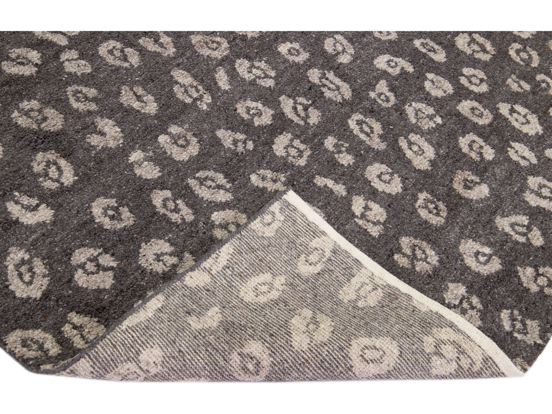 Modern Moroccan Wool Rug 8 X 10