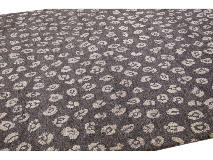 Modern Moroccan Wool Rug 8 X 10