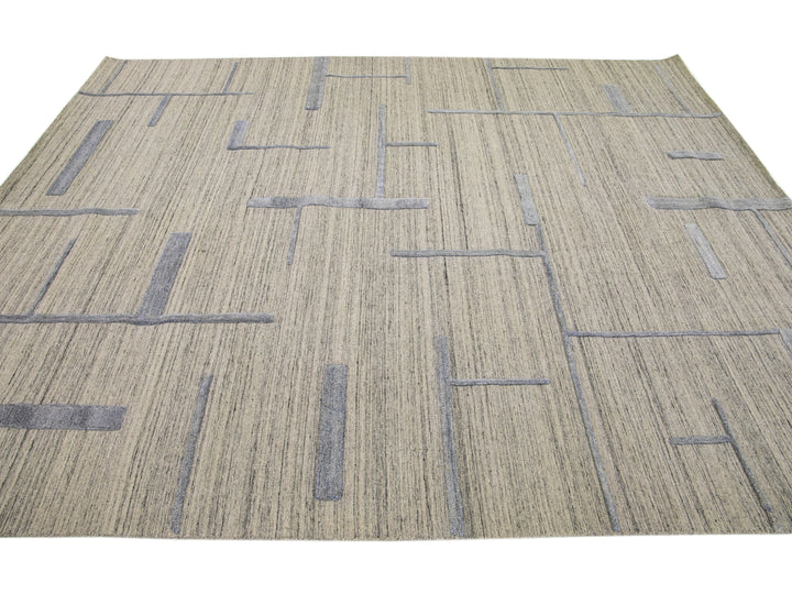 Modern Wool Rug 8 X 10