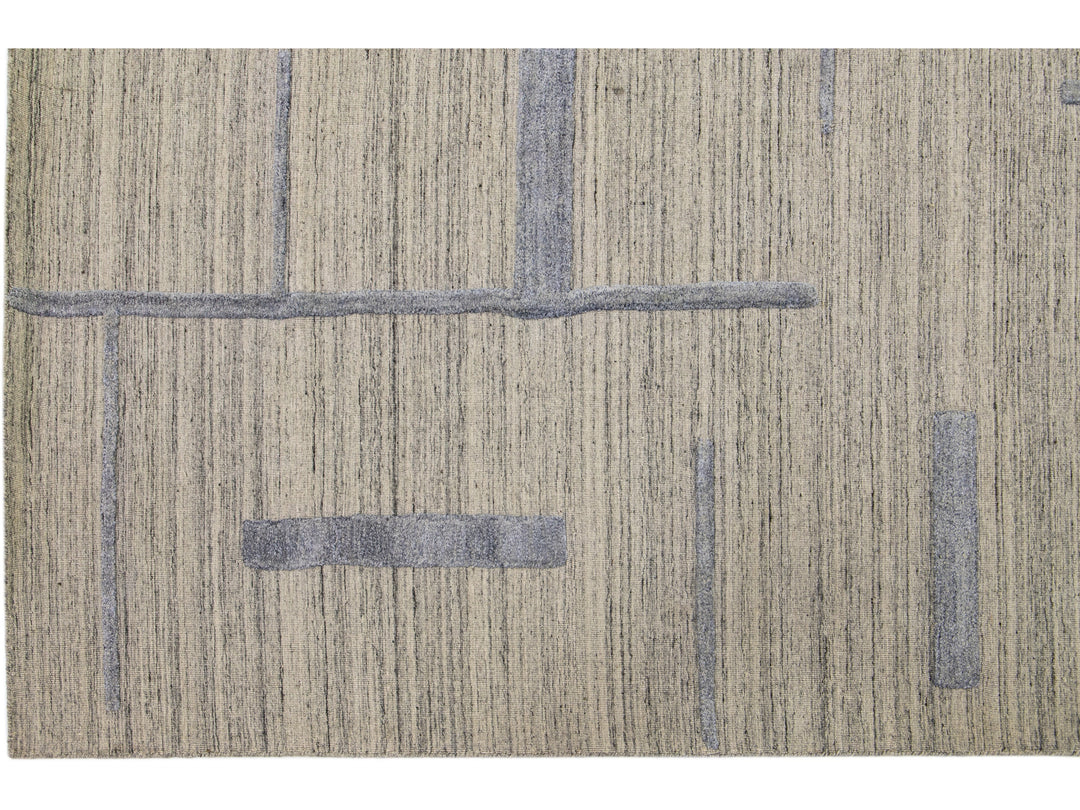 Modern Wool Rug 8 X 10