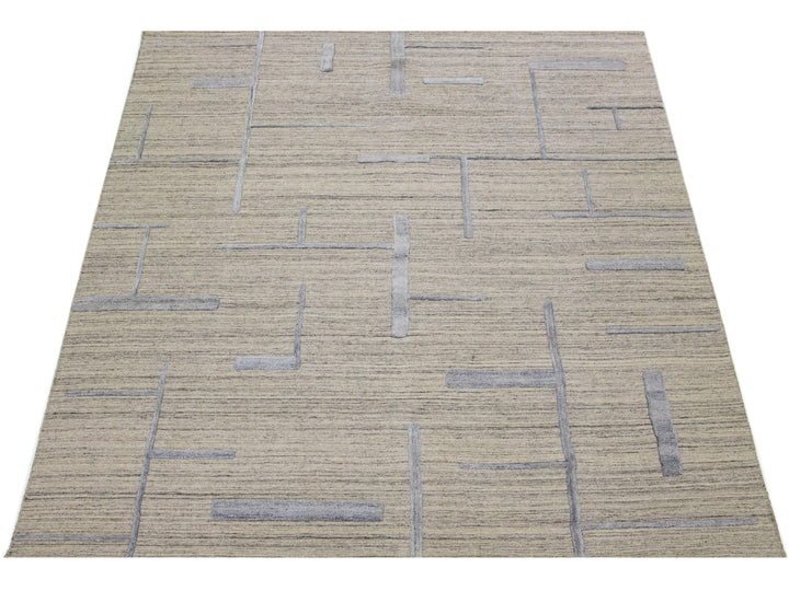 Modern Wool Rug 8 X 10