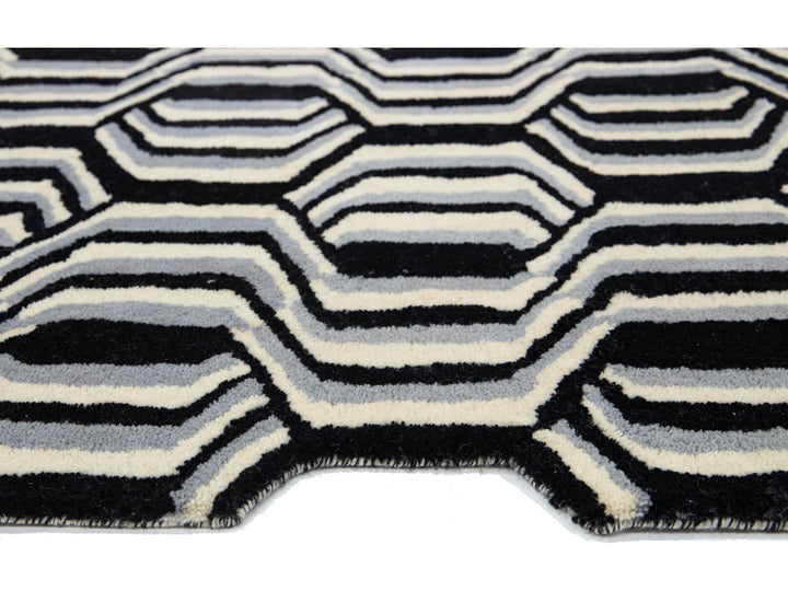 Modern Freestyle Wool Rug 8 X 10