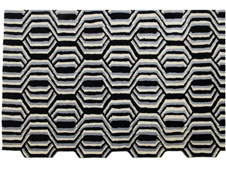 Modern Freestyle Wool Rug 8 X 10