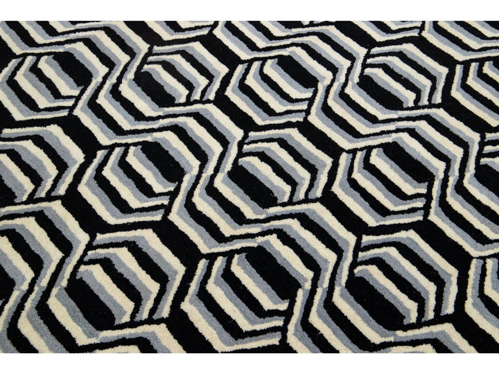 Modern Freestyle Wool Rug 8 X 10
