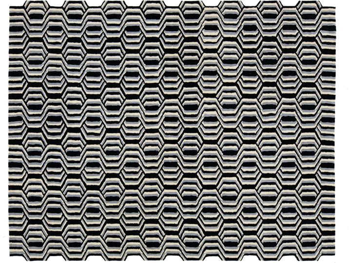 Modern Freestyle Wool Rug 8 X 10