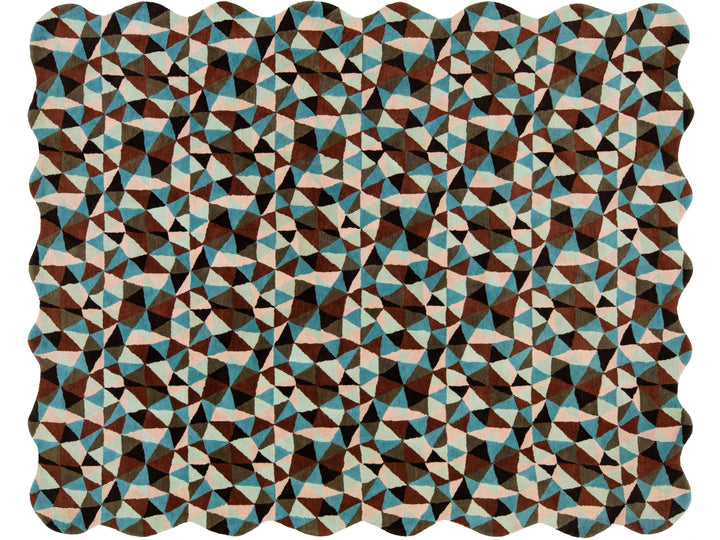 Modern Mosaico Wool Rug 8 X 10