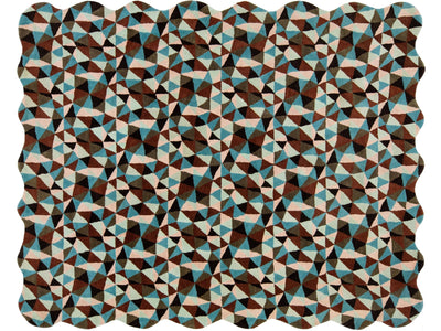 Modern Mosaico Wool Rug 8 X 10