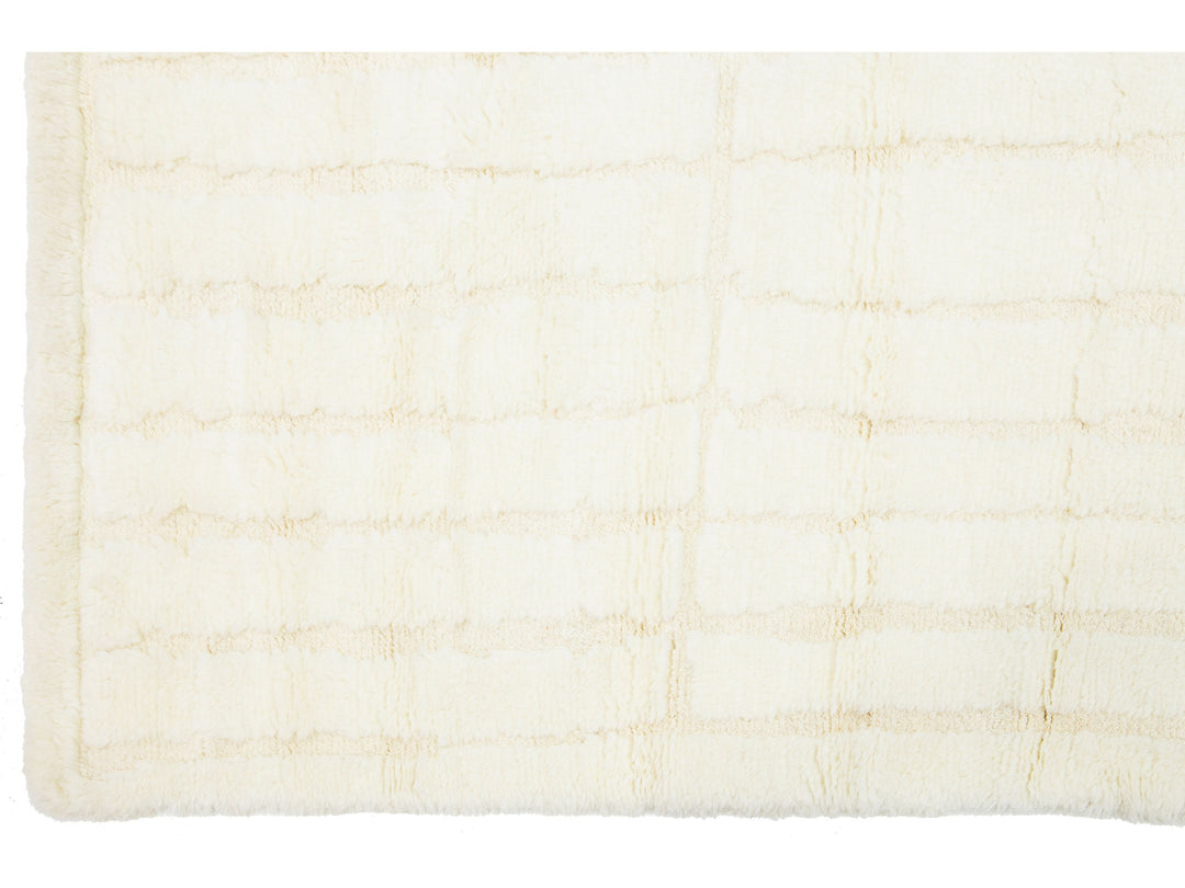 Modern Moroccan Wool Rug 8 X 10